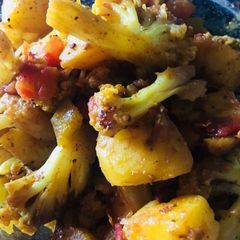 Cauliflower curry A picture of Cauliflower curry.