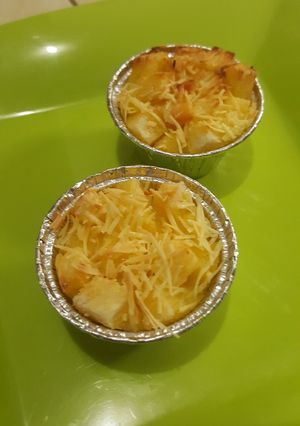 Foto resep Bread Milky Puding (puding roti tawar)