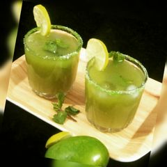 A picture of Aam Panna(Traditional summer drink).