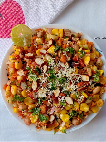 Easy Way Prepare Roasted almonds corn salad the Awesome  Makes you drool