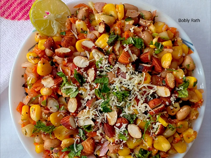 Easy Way Prepare Roasted almonds corn salad the Awesome  Makes you drool