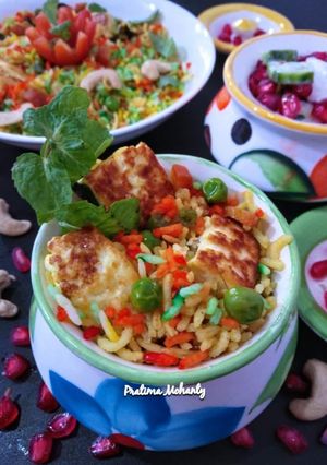 A picture of Paneer Biryani.