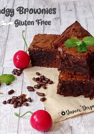 Foto resep Fudgy Brownies Gluten free