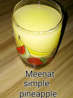 A picture of Pineapple and lemon juice.