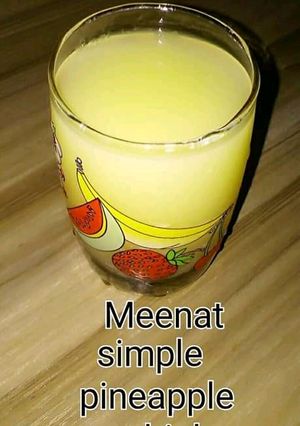 A picture of Pineapple and lemon juice.
