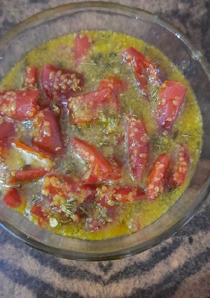 મીઠા લાલ મરચા (Sweet Red Marcha Recipe In Gujarati) રેસીપી મુખ્ય ફોટો