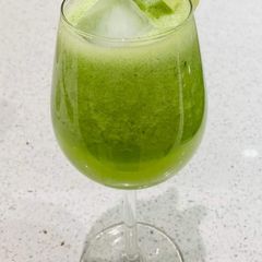 A picture of Mint Aloe vera lemon juice.