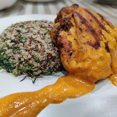 A picture of Ayam Percik.