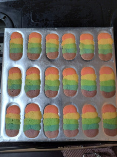 Foto resep Lidah kucing rainbow