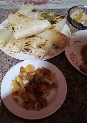A picture of Beef Shawarma.