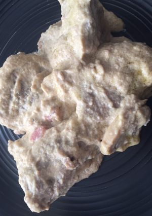 Foto principal de Solomillo (llaminera)de cerdo con champiñones y jamón