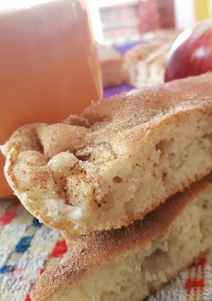 Una foto de Tortita de manzana y canela.🍎