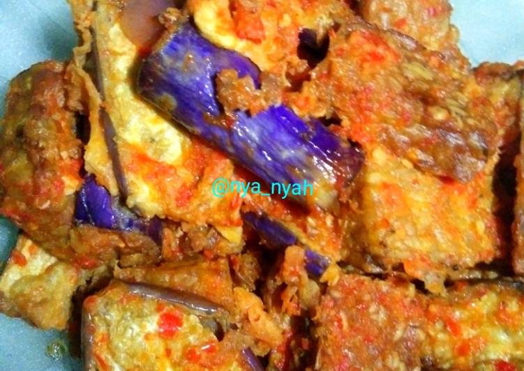 Resep 15. T3 balado (Tempe,terong+telur) yang Menggugah Selera