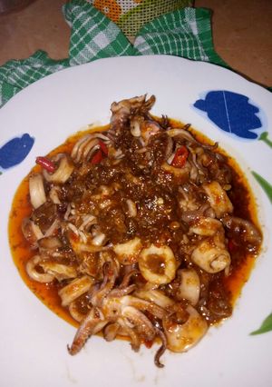 Foto resep Cumi bumbu merah