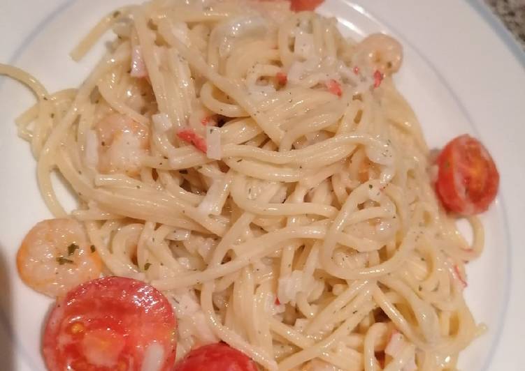 Spaghetti de Camarão - Tudogosreceitas
