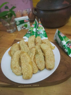 Foto resep Pisang goreng gurih Tabur wijen