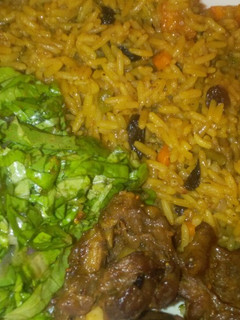 A picture of Mutton Mandi rice.
