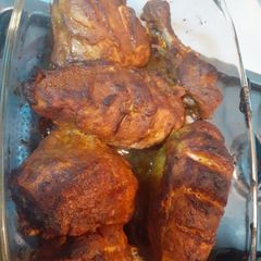 A picture of Steamed roast Chicken.