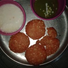 Sabudana tikki A picture of Sabudana tikki.