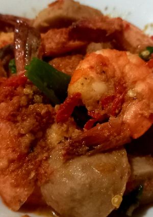 Foto resep Udang Bakso Balado