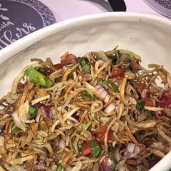 A picture of Aloo Sev Chat.