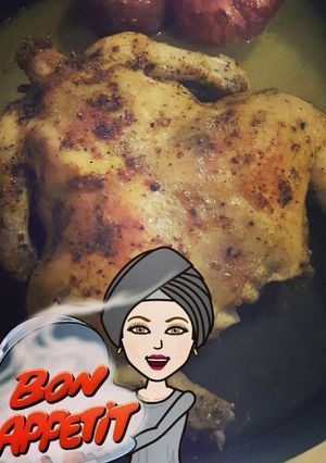 صورة لوصفة دجاج مشوي بالفرن🍗
