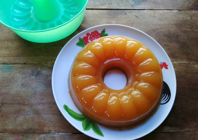 Pudding Santan Gula Jawa #kamismanis foto resep utama