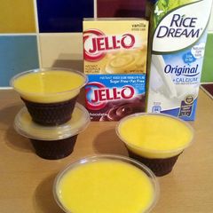 Vickys Alternative Milk Instructions for Jello Instant Pudding, Gluten, Dairy, Egg & Soy-Free, VEGAN A picture of Vickys Alternative Milk Instructions for Jello Instant Pudding, Gluten, Dairy, Egg & Soy-Free, VEGAN.