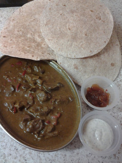 A picture of My Beef Curry with Lime., 💜.