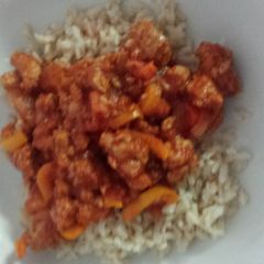 A picture of Unstuffed peppers (healthy).