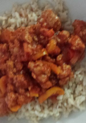 A picture of Unstuffed peppers (healthy).