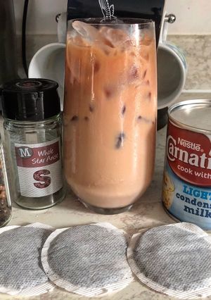 A picture of Thai Iced Tea.