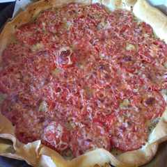 Une photo de Tarte à la tomate