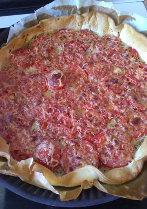 Une photo de Tarte à la tomate