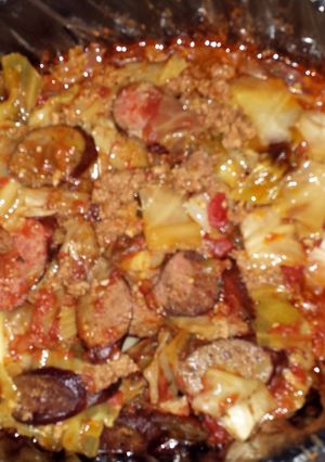A picture of Deconstructed Cabbage Rolls (or Cabbage Stew).