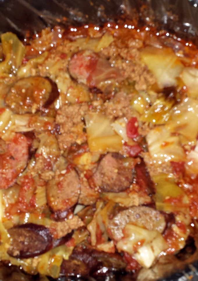 A picture of Deconstructed Cabbage Rolls (or Cabbage Stew).