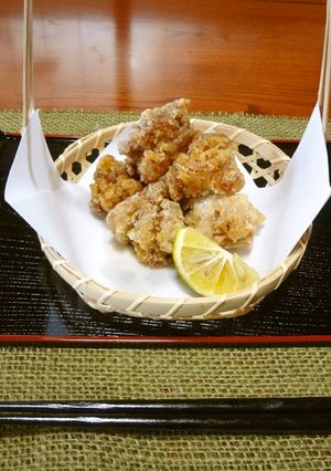 A picture of Chicken Tatsuta-age (Deep-Fried).