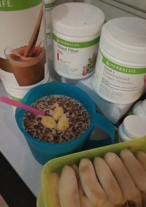Foto resep Banana coklat smooties herballife