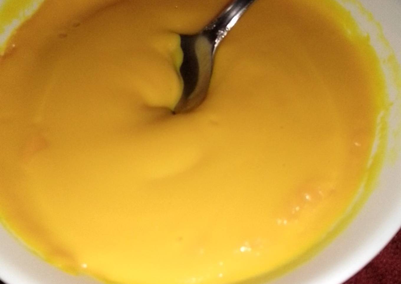 Crema de zanahorias con buen sabor
