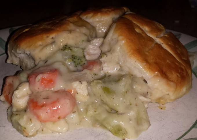 Simple Way to Make Award-winning Shortcut Chicken Pot Pie