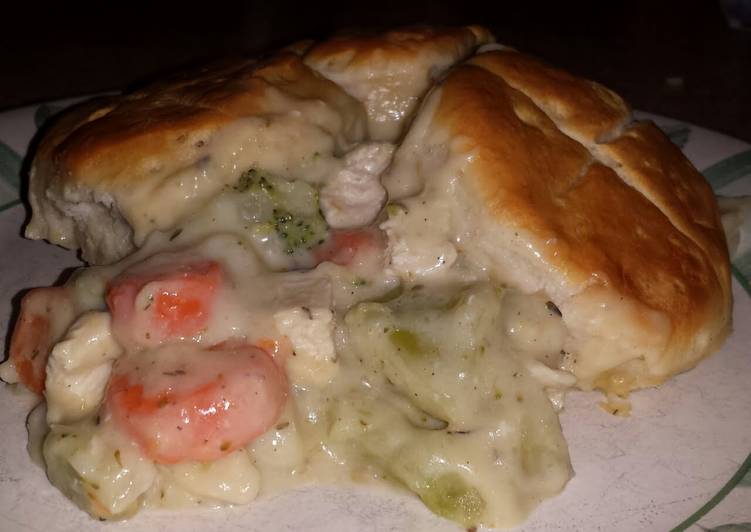 Steps to Prepare Award-winning Shortcut Chicken Pot Pie