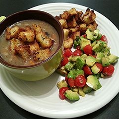 A picture of Homemade Seasoned Croutons for Soup & Salad.