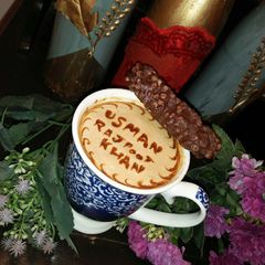 A picture of Delicious creamy coffee.