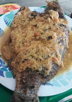 Foto resep Nila Bakar Siram Sambal Pelam