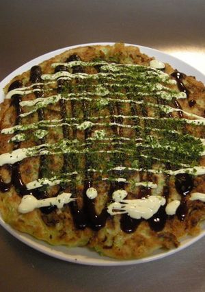 A picture of Standard Okonomiyaki.