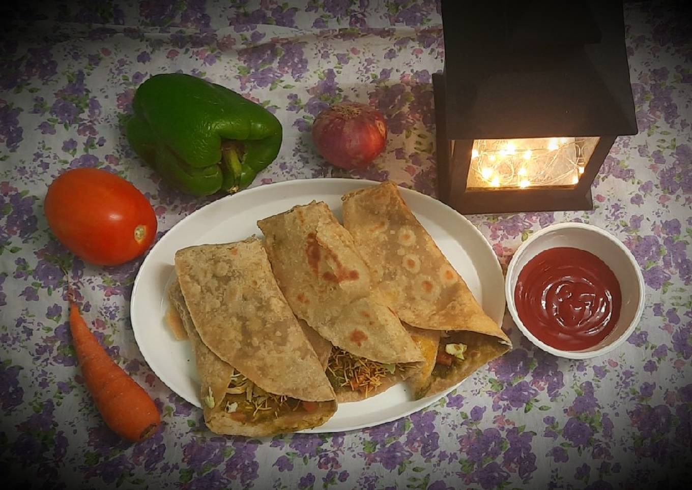 Veg kathi rolls