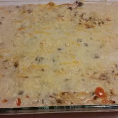 A picture of Baked Spaghetti.