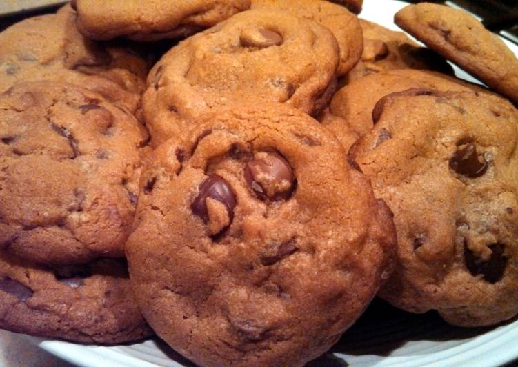 Recipe of Homemade Stuffed Triple Chocolate Chip Cookies