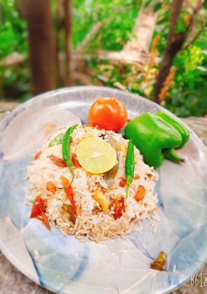 A picture of Lemon polao.