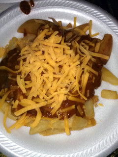 A picture of Midnite snak #3---Chili Cheeze Fries.